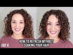 How to Refresh Curls with Little to No Water & Prevent Damage - YouTube Refresh Curls, Curly Hair Hacks, Curly Wavy Hair, Hair Curls, Wavy Curly Hair, Curly Hair Tips, Hard Time, Naturally Curly, Hair Hacks