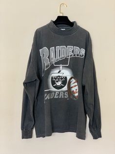 Vtg 94 La Raiders shirt 2 shirt Shipping from the US. Easy 30 day return policy, 100% cotton, Double-needle neck, sleeves and hem; Roomy Unisex Fit. Raiders Shirt, 30 Day, Long Sleeve Tshirt Men, Ash, Multi Color, Graphic Sweatshirt, Shop Now, Tank Tops, Sweatshirts