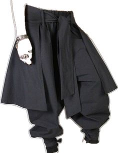 Casual Black Cotton Harem Pants, Spring Cotton Techwear Bottoms, Black Cotton Harem Pants For Spring, Black Cotton Pants For Spring, Black Stretch Cotton Pants, Black Cotton Harem Pants For Fall, Relaxed Fit Cotton Techwear Pants, Cotton Wide Leg Techwear Bottoms, Baggy Black Cotton Harem Pants