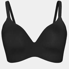 The Wireless Bra Features A Plunging Neckline And Molded Foam Cups Give You The Most Shape And Definition Of All Your Bras. Plus, Extra Side Coverage Eliminates Sideboob And Overspill. It Never Fit Me & I Forgot To Return It. Fitted V-neck Bra, Black Seamless Full Coverage Top, Black Seamless Low-cut Top, Black Low-cut Seamless Top, Seamless Bra For Night Out, Black No-show Soft Touch Bra, Black No-show Soft-touch Bra, Black Full Coverage Seamless Bra, Black Seamless Full Coverage Bra