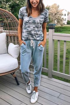 Straight Leg Drawstring Denim Jogger Blue Drawstring Jeans For Spring, Spring Blue Jeans With Drawstring, Casual Gray Bottoms For Leisure, Casual Cropped Jeans, Casual Blue Bottoms For Leisure, Casual Medium Wash Cargo Pants, Casual Summer Cargo Jeans, Casual Cotton Jeans, Casual Blue Pants For Fall