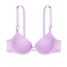 Brand New With Tags Victoria Secret Brand Lilac Purple Color Heart Pattern/Print Lined-Demi Adjustable Straps /Pink Clips On Straps Back Closure Size-34dd Summer Underwire Bra In Purple, Purple Underwire Summer Bra, Purple Underwire Bra For Summer, Summer Purple Underwire Bra, Summer Fitted Purple Bra, Fitted Purple Bra For Summer, Victoria's Secret Feminine Purple Bra, Victoria's Secret Lavender Underwire Bra, Fitted Lavender Victoria's Secret Bra