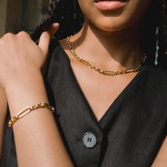 Meet the instant classic: The Penelope Trombone Chain Bracelet, a vintage-inspired three-and-one-link chain. Featuring a seamless carabiner clasp, it's perfect for adding charms to curate your custom piece. Heavily gold-plated, this bracelet is a great piece to add to your daily rotation and is perfect for layering with other bangles, cuffs, and chain bracelets. Heavy gold plate over brass 6.75" Nickel- and lead-free Gemstone Earrings Gold, Smokey Topaz, Gold Gemstone Ring, Chain Bracelets, Statement Drop Earrings, Charm Necklaces, Bar Bracelets, Jewelry Design Necklace, Gold Bracelet Chain