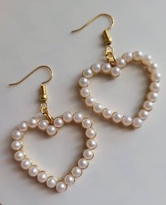 Check out this item in my Etsy shop https://www.etsy.com/listing/1122556178/pearl-heart-earrings-gold-heart-earrings Pearl Heart Earrings, Confirmation Jewelry, Gold Heart Earrings, Pink Crystal Earrings, Book Earrings, Gold Heart Earring, Kawaii Earrings, Pinterest Group, Pearl Heart