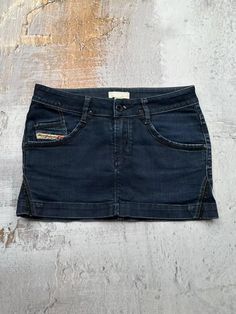 Diesel Y2K Denim Short Skirt Size: 27 Waist: 14.76in/37.5cm Hip: 16.54in/42cm Length: 12.2in/31cm Leg Opening: 16.93in/43cm Condition: 9/10; Used, has signs of wear. Please check all photos. Delivery worldwide with tracking. Dispatch within 24 hours after payment. And it usually takes 7-21 business days. Diesel Y2k, Y2k Denim, Denim Short, Short Skirt, Halloween Shopping, Ukraine, Beauty Book, Denim Shorts, Art Collection