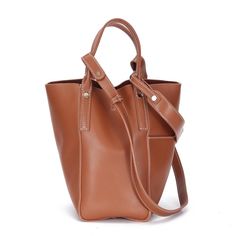 Free U.S. shipping. Style:  , color:Brown, suite for season：Summer, Autumn, Winter ，Formal Event, Going out, Work, Material Genuine Leather, Brown Leather Shoulder Bucket Bag Handbags Versatile Brown Shoulder Box Bag, Versatile Brown Box Shoulder Bag, Brown Leather-handled Crossbody Box Bag, Light Brown Tote Bucket Bag For Shopping, Light Brown Bucket Tote Bag For Shopping, Brown Box Bag With Removable Pouch For Shopping, Trendy Brown Hobo Bag For Errands, Brown Box Shoulder Bag For Shopping, Brown Satchel Bucket Bag For Spring