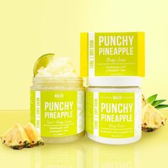 Handmade with fresh pineapple and lime to tone and hydrate! Pineapple's superfood magic will leave your skin feeling nourished and brand new. Sink into the subtle yet invigorating tropical aromas.  • ⁠ • ⁠ • ⁠ #mojospa #feelgoodbeautyco #chicago #chicagobeauty #naturalbeauty #cleanbeauty #naturalskincare #superfoods #superfood #newcollection #skincare #bodycare #greensmoothie #coconutcream #berryboost #punchypineapple #sinfulstrawberry ⁠#pineapple #lime Pineapple Face, Dried Pineapple, Fresh Pineapple, Body Soap, Green Smoothie, Coconut Cream, Clean Beauty