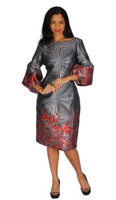 Diana 8532 1 piece Brocade DressColors: Gold/Coral, Navy/Red, Pink/Turquoise, Purple/Silver, Silver/Black Sizes: 8, 10, 12, 14, 16, 18, 20, 22, 24 2 Piece Lace Dress, Simple Lace Dress, 1 Piece Dress, Coral Navy, Floral Pattern Dress, Denim Maxi Dress, Church Dress, Couture Dress, Church Dresses