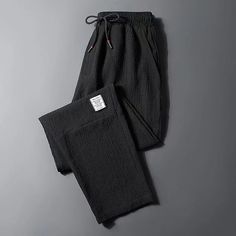 Season:Spring, Fall, Winter, Summer; Fabric:Polyester; Gender:Men's; Style:Fashion,Sports,Classic; Elasticity:Micro-elastic; Occasion:Streetwear,Casual,Daily; Fit Type:Regular Fit; Function:Soft,Breathable,Comfort; Waistline:Mid Waist; Pattern:Solid Color; Design:Straight Leg,Elastic Waist,Drawstring; Pants Type:Casual Pants,Trousers,Joggers; Fly Type:Drawstring,Elasticity; Front page:FF; Production mode:External procurement; Hips:; Length:; Waist:; Fit US Size:null; Fit UK Size:null; Fit EU Siz Jogging Pants Men, Casual Linen Pants, Ripped Jeans Men, 2024 Spring Summer, Casual Sweatpants, Loose Trousers, Style Cargo, Linen Casual, Mens Pants Fashion