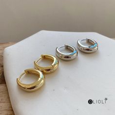 Hi there~ These hoop earrings are entirely made from 925 sterling silver. The classic design made them suitable for all occasions.  Take a look in my shop to discover more designs that are perfect for you: https://www.etsy.com/shop/olioliBoutique ------------------------------------------ Measurements and Details: » Material: Handmade with genuine 925 Sterling Silver and love : ) » Approximate Size: inner diameter 11mm Tips to make your jewelry last longer:   » Put them into the air-tight storage bag we offered when not in use.   » Keep dry! Do not bathe/shower or spray perfume on them.   » Apply makeup and hairspray BEFORE you put on your jewelry.   » Gently clean with clean, soft cloth when needed.     [Always last on, first off] Please let me know if you have any questions or requests, Elegant Silver Huggie Hoop Earrings, Classic Silver Huggie Earrings Small Hoop, Classic Silver Small Hoop Huggie Earrings, Classic Silver Huggie Hoop Earrings, Silver Tarnish Resistant Huggie Hoop Earrings, Silver Tarnish-resistant Huggie Hoop Earrings, Classic Sterling Silver Tarnish Resistant Hoop Earrings, Classic Tarnish Resistant Sterling Silver Hoop Earrings, Chunky Hoop Earrings