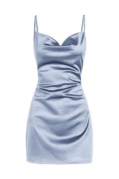 Zaful Dresses, Satin Homecoming Dress, Spaghetti Strap Mini Dress, Cowl Neck Dress, Cocktail Party Dresses, Short Homecoming Dress, Club Night, Grad Dresses, Mini Cocktail Dress