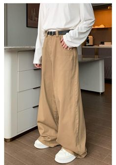 Model information Height: 178 CM Weight: 60 KG Try on size: M Material: 100% cotton Size chart: Size Waist Hip Foot Pant length S 74cm 29.13 Inches 104cm 40.94 Inches 69cm 27.17 Inches 110cm 43.31 Inches M 78cm 30.71 Inches 108cm 42.52 Inches 77cm 30.31 Inches 111cm 43.70 Inches L 82cm 32.28 Inches 112cm 44.09 Inches 73cm 28.74 Inches 112cm 44.09 Inches XL 86cm 33.86 Inches 116cm 45.67 Inches 75cm 29.53 Inches 113cm 44.49 Inches Warm tips: All are measured manually in a flat-laid position, with Y2k Men, Y2k Punk, Fit Ideas, Baggy Pant, Black Khakis, Wide Leg Jeans, Try On, High Waist Jeans, Fashion Pants