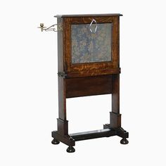 Style: Victorian
Materials: Brass, Leather, Oak
Dimensions: Width: 57.5, Depth: 37, Height: 110 Drop Front Desk, Oak Wood Desk, Victorian Desk, Campaign Desk, Furniture Shops, Handmade Tapestries, Oak Desk, Electric House, Writing Table