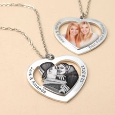 ❤The Custom Photo Necklaces is perfect for daily wear, birthday,and christmas, perfect gift ideas. -------The Item Detail----- * Heart Size: approx.3cm(1.18inch) * The Chain Length is 45cm,If you need special size,please contact us. * Because it is personalized jewelry.we can make any design you want.  If you want to design another style, pls contact us ---------------------H O W ∙ T O ∙ O R D ER-------------------- 1.Choose the Photo Color you want from the drop-down menu 3.Please Write your pe Customized Charm Necklace For Gift, Customized Charm Necklace Perfect As A Gift, Customizable Heart Pendant Charm Necklaces For Gifts, Customizable Heart-shaped Necklace For Birthday, Customizable Heart Necklace For Birthday Gift, Customizable Heart Charm Necklace For Anniversary, Personalized Stainless Steel Heart Necklace For Mother's Day, Heart Pendant Name Charm Necklace As Gift, Customizable Heart Charm Necklaces For Gifts