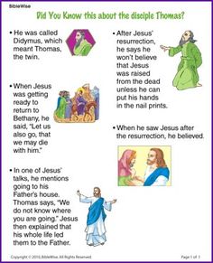 the bible worksheet with pictures of jesus and other things to teach kids about jesus