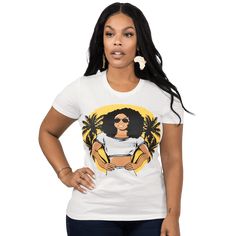 Sunset Goddess Shirt - Izzy & Liv Trendy Sports T-shirt With Graphic Print, Summer Sports T-shirt With Screen Print, White Tops For Streetwear During Beach Season, Summer Cotton Athleisure T-shirt, Moisture-wicking Cotton T-shirt For Summer, Summer Athleisure Tops With Letter Print, Summer Athleisure T-shirt With Crew Neck, Spring Workout T-shirt With Graphic Print, Sporty Relaxed Fit T-shirt For Summer