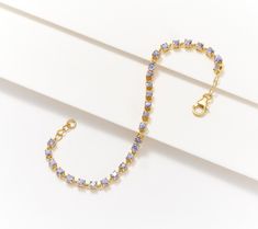 Round tanzanite gemstones bring winning color to a traditional, always stylish tennis bracelet design. Score! From Affinity® Gems. Tanzanite Gemstone, Bracelet Design, Bracelet Sterling Silver, Tennis Bracelet, Bracelet Designs, Sterling Silver Bracelets, Jewelry Bracelets, Tennis, Gems