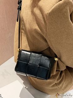 BirdinBag - Compact Flap Square Bag: Sleek and Stylish Bird In Bag, Mini Fashion, Bag Bag, Square Bag, Flap Bag, Polyester Material, Crossbody Bags, 4 Inch, Pu Leather