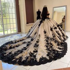 Black Quinceanera Dress Off The Shoulder Long Train Sweet 15 16 Yearls Birthday | eBay Quince Dresses Champagne, Elegant Long Sleeve Wedding Dresses, Quinceanera Dresses Black, Vestido Charro, Quince Dresses Purple, Xv Dresses, Quinceanera Themes Dresses, Black Quinceanera Dresses, Quince Dresses Mexican