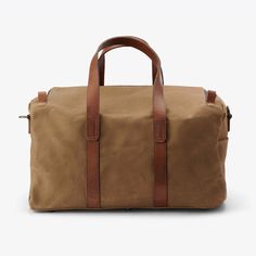 Weekender Bag in waxed canvas | Ethically Made | Nisolo Filson Bags, Long Weekend Getaways, Leather Weekender, Ethical Fashion Brands, Waxed Canvas, Weekend Getaway, Long Weekend, Waxed Cotton, Vegetable Tanned Leather