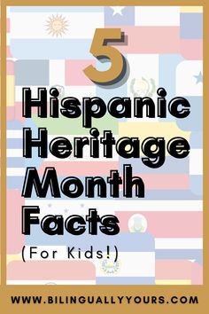 We celebrate Hispanic Heritage Month from September 15th to October 15th, but did you know these five Hispanic Heritage Month facts for kids? Hispanic Heritage Month Quotes, Hispanic Heritage Month Lessons, Hispanic Heritage Month Activities, Learning Spanish For Kids, Spanish Heritage, Elementary Spanish, Teacher Lesson Plans, Spanish Activities, Esl Teachers