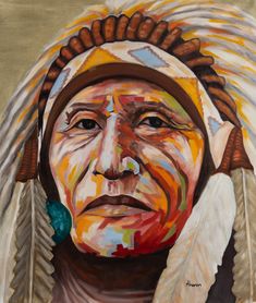 native american created by aharon vaknin, oil painting on canvas original painting ,oil painting art ,home decor wall art ,impressionist style Native American Rock Painting, Native Paintings, Native American Paintings, American Indian Art, Art Instructions, Bird Drawings, Native American Art, Native American Indians, Painting Oil