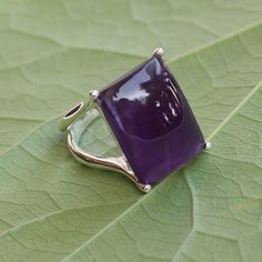 Gemstone - Amethyst Size - 13x18 rectangle Metal - sterling silver Natural purple amethyst ring available in all ring sizes Amethyst strengthens the aura of the wearer and creates your dominance among others The same design also available with many other gemstones please visit my shop to view the complete collection. feel free to contact me for any query regarding my jewelry Each order will be packed in the free handmade jewelry box Formal Square Cut Amethyst Ring, Square Cut Amethyst Ring For Formal Occasions, Rectangular Amethyst Ring For Gift, Classic Purple Square Cut Ring, Purple Gemstone Ring With Rectangular Stone, Purple Amethyst Ring With Rectangular Stone, Purple Rectangular Ring Gift, Formal Purple Rings With Rectangular Stone, Purple Amethyst Ring With Rectangular Stone For Anniversary