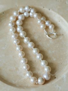 Product Details： Material: Natural Baroque Pearl 10-11mm/Copper Silver Plated Size: 45cm Weight: 42g