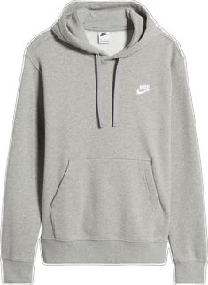 Gray Hoodie Outfit, Black Nike Hoodie, Grey Nike Hoodie, Boy Hoodie, Gray Hoodies, Cute Nike Outfits, Boys Fits, Nike Sweater, Cool Outfits For Men