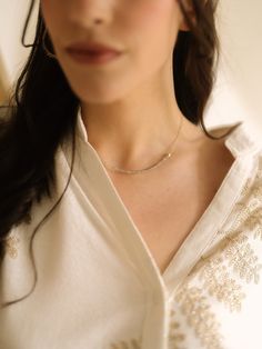 Our delicate labradorite bead necklace is handcrafted with premium AAA+ labradorite beads and fine gold-plated chain. This white gemstone choker is perfect for everyday wear or for any event. Its bohemian, simple and delicate design makes it a lovely gift for your mom, for your sister or for your significant other. Plus, it's perfect as a February birthstone gift.  Plus, while our necklace is fully adjustable, you can choose the length of the gold chain and gemstones that accompany this delicate Delicate Gold Beaded Crystal Necklaces, Silver Gemstone Necklace With 14k Gold Filling, Delicate Gold Beaded Crystal Necklace, Minimalist 14k Gold-filled Beaded Jewelry, Minimalist 14k Gold Filled Beaded Jewelry, Delicate Crystal Necklaces With Tiny Beads For Gift, Crystal Necklace With Tiny Beads For Gift, Elegant Labradorite Necklace With Adjustable Chain, Gold Labradorite Gemstone Beaded Necklace