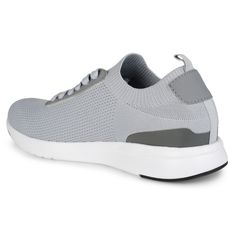 Fresh fashion and lightweight comfort make the perfect pair with the Grady by Vance Co. These modern sneakers are effortless and breathable with mesh fabric uppers. A lace-up closure tops the look and a 6 mm Comfort Foam� insole offers all the support you need. Lightweight Sporty Lace-up Sneakers, Lightweight Gray Comfortable Sneakers, Lightweight Comfortable Gray Sneakers, Casual Lightweight Breathable Mesh Running Shoes, Sporty Lightweight Lace-up Running Shoes, Lightweight Breathable Mesh Casual Running Shoes, Casual Lightweight Running Shoes With Breathable Mesh, Gray Casual Running Shoes With Ventilation, Casual Gray Running Shoes With Ventilation