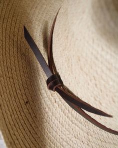 This adjustable hat band cinches down to fit most hats, and easily tightens by simply pulling each end of leather. The slim strips of leather add a nice accessory to any hat and it is easily interchangeable with other bands. Made with premium chap leather sourced from US tanneries Adjustable knot closure fits up to 7 5/8 hat size After pulling the band snug to fit your hat, remove the band and trim excess leather with scissors or box cutter to your desired length We recommend periodically re-tig Bison Art, Spur Straps, Stubby Holder, Adjustable Knot, Wrap Belt, Belt Jewelry, Hat Band, Leather Care, Adjustable Hat