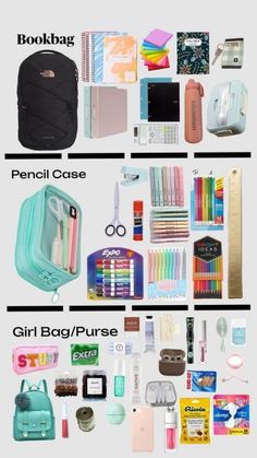 Bag Essentials School, Outfits Middle School, School Outfits Middle School, School Routine For Teens