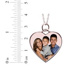 This personalized medium heart-shaped photo necklace is certain to be loved. Crafted in 10K rose gold A photo of your choice appears on the front of the charm and your message is engraved on the back The heart charm measures 28.17 x 28.45mm The 18-inch rope chain secures with a spring ring clasp Please follow these steps: 1) Place your order; 2) Text your photo from your smartphone to (330) 435-8997; and 3) When prompted, please respond with your Order Confirmation #. Standard text messaging rates may apply. Personalized Rose Gold Heart-cut Necklace, Personalized Rose Gold Heart Cut Necklace, Rose Gold Necklaces For Memorial On Valentine's Day, Rose Gold Heart Pendant Necklace For Keepsake, Customizable Rose Gold Jewelry For Memorial, Customizable Rose Gold Memorial Jewelry, Customizable Rose Gold Necklace For Keepsake, Customizable Rose Gold Necklaces For Valentine's Day, Customizable Rose Gold Necklace For Valentine's Day