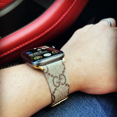 Upgrade Your Apple Watch! Our Apple Watch Straps Are Made Of Quality Leather And Ensures A Vibrant Color Finishing. Quality? Checked. Essential, Trending Patterns Are Found In Our New Apple Watch Band Collection. Perfect For Treating Yourself Or Your Loved Ones! Package Includes: 1 Designer Watch Band (Apple Watch Not Included) -Designed For Wrists 4.8- 6.89 Inch Approx. Shipping Same Day Shipping! Gucci Apple Watch Band, Trending Patterns, New Apple Watch Bands, Apple Watch Bands Fashion, Apple Watch Bands Women, New Apple Watch, Watch Straps, Apple Watch Strap, Chic Accessories