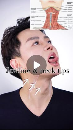 Yifan ho-Evanbeauty on Instagram: "Beautiful Neck and Jawline   ⚠️Totally:Every time 2 minutes is enough  ⚠️Be soft. ⚠️No need to do it everyday . . . . #necklines #necktips  #jawline #chinmassage #cheeks #cheekbones  #trybeauty #tryskincareproducts #skintightening #serumglowing #serumfacial #skinserum  #skincarestep #beautyhacks #anting #beautyvideos #beautyinfulencer #acne #glowingskin #skinglow #facemassage #faceyoga  #skincare #skincareroutine #beautytips #skincareproducts #kbeauty #cheekmassage" Soft Jawline, Cheekbones Exercise, Good Jawline, Face Massage Anti Aging, Jawline Exercise, Diy Facials, Tone Face