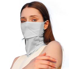 PRICES MAY VARY. 💝Material: 95% nylon+5% polyester, breathable, soft and skin-friendly. 💝Comfortable to Wear: Elastic, breathable, quick drying and sweating absorption and sun protection that make you feel comfortable and cool. 💝All Round Protection: Sunscreen mask UPF 50+ sun protection to keep delicate skin on the face safe from harmful rays, sunscreen and breathable. 💝One Size Fits Most: Lightweight and fit all head sizes and face shapes. Can comfortably put on a hat and sunglasses at the Hat And Sunglasses, Fitness Event, Silk Veil, Scarf Face Mask, Sun Protective Clothing, Silk Face Mask, Outdoor Yoga, Mascara Facial, Face Cover