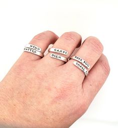 Check out this item in my Etsy shop https://www.etsy.com/listing/171917382/adjustable-ring-custom-made-with-your Ring Wrap, Two Fingers, Heart Symbol, Wrap Ring, Shine Bright Like A Diamond, Hand Stamped Jewelry, Personalized Rings, Thumb Rings, Stamped Jewelry