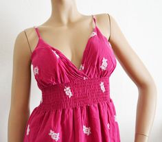 Pink cotton dress, Pink,dress, Magenta, Summer dress,Embroidered dress, Size small,small,boho dressDress has stretchy waistGirl's XL or Women's MediumBust: 32''Waist: 26''Hips: 44''Length from back of neck to bottom: 28''100% cottonGreat condition- clean, no wear SEE OUR ONLINE STORE FOR MORE GREAT STUFF NOT SOLD HERE WWW.FREEDOMBAGZ.COMb224Pink cotton dress, Pink,dress, Magenta, Summer dress,Embroidered dress, Size small,small,boho dress Casual Cotton Boho Dress With Floral Embroidery, Summer Embroidered Cotton Maxi Dress, Embroidered Cotton Maxi Dress For Summer, Casual Cotton Embroidered Maxi Dress, Embroidered Cotton Sundress Maxi Dress, Summer Cotton Boho Dress With Embroidery, Casual V-neck Embroidered Summer Dress, Cotton Embroidered Beach Sundress, Cotton Embroidered Sundress For Beach