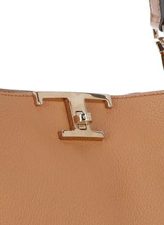 Lining: 100% Suede Luxury Tan Bucket Bag With Handles, Luxury Tan Bucket Bag With Double Handle, Timeless Gold Bag With Handles, Luxury Tan Double Handle Bucket Bag, Gold Calf Leather Travel Bag, Travel Bags In Gold Calf Leather, Gold Calf Leather Bag With Double Handle, Gold Double Handle Calf Leather Bag, Luxury Tan Bucket Bag For Shopping