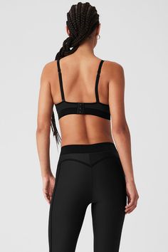 Our ultralight Airlift fabric, in an essential silhouette. The Airlift Line Up Bra sets it up to knock ‘em down during a super-sweaty hot yoga sesh or on the street. Flocking details, removable cups, and skinny adjustable straps give a clean, finished look. Pair with the matching Airlift 7/8 High-Waist Line Up legging for all-day wicking and breathing. Womens Onesie, Bra Sets, Tank Top Bras, Womens Capris, Back Women, Hot Yoga, Bra Set, Bra Women, Hat Hairstyles