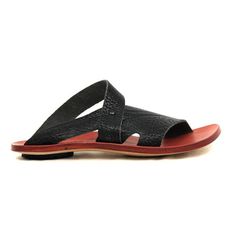 Designer Leather Slingback Sandals For Summer, Designer Leather Sandals For Summer, Modern Leather Slingback Sandals With Toe Loop, Designer Slingback Sandals With Single Toe Strap For Summer, Formal Summer Slides With Leather Footbed, Designer Leather Mules For Summer, Designer Adjustable Open Toe Sandals, Modern Slingback Sandals With Leather Lining, Modern Adjustable Leather Slides