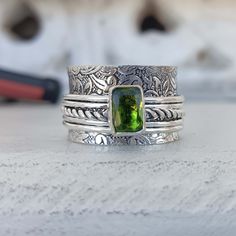 Welcome to my shop, Peridot 925 Sterling Silver Spinner Ring, Gift For Her ,Silver Spinner Ring, Wedding Ring. Metal : 925 Sterling Silver Gemstone : Peridot Stone Color : Green Stone Shape : Square Thanks for visiting. Adjustable Silver Emerald Open Ring, Silver Stackable Open Emerald Ring, Silver Stackable Emerald Open Ring, Stackable Silver Emerald Open Ring, Adjustable Silver Emerald Ring With Birthstone, Silver Emerald Ring Adjustable Birthstone, Silver-colored Open Ring Emerald Birthstone, Silver Open Emerald Ring Birthstone, Handmade Silver Rings For May Birthstone