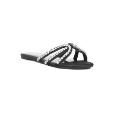 Show off your chic style with these London Rag Mezzie Dimante Strap Women's Flat Sandals.Click this FOOTWEAR GUIDE to find the perfect fit and more! Show off your chic style with these London Rag Mezzie Dimante Strap Women's Flat Sandals.Click this FOOTWEAR GUIDE to find the perfect fit and more! FEATURES Slip-resistant outsoleCONSTRUCTION Satin upper Polyurethane lining Polyurethane midsole TPR outsole Polyurethane footbedDETAILS Round toe Slip-on 0.39-in. heel height Spot clean Imported Size: Womens Sandals Flat, Womens Flats, Flat Sandals, Chic Style, Show Off, Heel Height, Perfect Fit, Slip On, Size 6