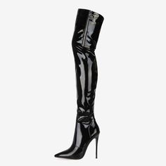 Leather Over The Knee Boots, Thigh High Boots Heels, Crazy Shoes, Thigh High Boots, Thigh High, Over The Knee Boots, Thigh Highs, Over The Knee, High Boots