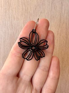 3D Ecoplastic Printed Earrings 'blossom', 3D Printed Geometric Earrings, Statement Dangle Earrings, Unique Floral Design - Etsy 3d Printer Jewelry, 3d Printed Earrings, Printed Earrings, Unique Floral Design, Jewellery Bag, 3d Printing Art, 3d Jewelry, 3d Printed Jewelry, Australia Post