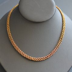 "A fabulous antique Georgian period (1714-1837) rare granulated pattern long belcher chain necklace in solid 9k yellow gold with an 18k gold wash (as was typical of the period). This stunning, and so hard to find today, Georgian long chain with an allover granulated (tiny applied gold dots) pattern on every link and even the original fully functioning barrel clasp is in amazing condition for its age. At 33.25\" long the possibilities are endless for layering. Not hallmarked, but tests for solid 22k Gold Link Chain Necklaces, Formal Gold-plated Wheat Chain Necklace, Formal Gold Plated Wheat Chain Necklace, Gold Plated Wheat Chain Necklace For Formal Occasions, 14k Gold Wheat Chain Necklace For Formal Events, 14k Gold Wheat Chain Necklace For Formal Occasions, Elegant Antique Gold Round Jewelry, Formal Wheat Chain Link Necklace, Classic Gold Brass Necklace