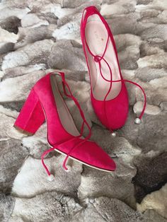 Kate Spade Suede Pearl Ankle Strap Women's Pump Block Heels Pink Shoes Size 6.5M | eBay Heels Pink, Womens Pumps, Pink Heels, Pink Shoes, Shoes Women Heels, Block Heels, Ankle Strap, Kate Spade, Heel Height