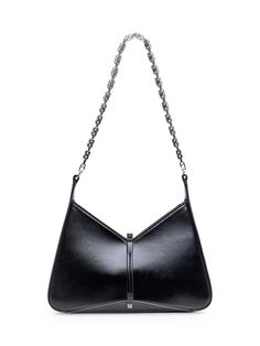 Outside: 100% Calfskin Givenchy Logo, Givenchy Bag, Givenchy Women, Black Shoulder Bag, Small Shoulder Bag, French Fashion, Metal Buckles, Metal Chain, High Heel Shoes