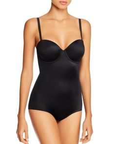 Spanx Suit Your Fancy Convertible Bodysuit Elegant Solid Color Sculpting Bodysuit, Elegant Sculpting Solid Bodysuit, Elegant Contoured Bodysuit, Elegant Sculpting Full Coverage Swimwear, Elegant Contoured Underwire Bodysuit, Elegant Shaping Bodysuit In Solid Color, Elegant Shaping Bodysuit, Elegant Shaping Solid Color Bodysuit, Elegant Shaping Bodysuit With Lined Body